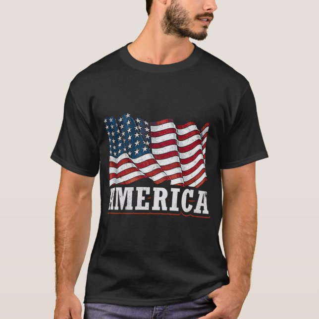 American Flag American Flag T-Shirt (Front)