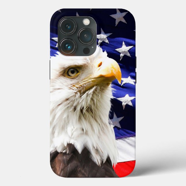 American Flag and Eagle Case-Mate iPhone Case (Back)