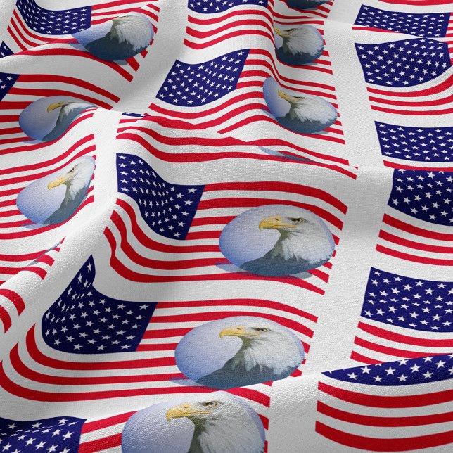 American Flag And Eagle Fabric (Creator Uploaded)