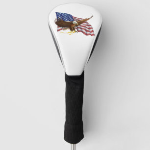 American Flag and Eagle Golf Head Cover