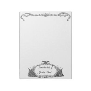 American flag and Eagle notepad