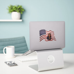 American Flag and Statue of Liberty