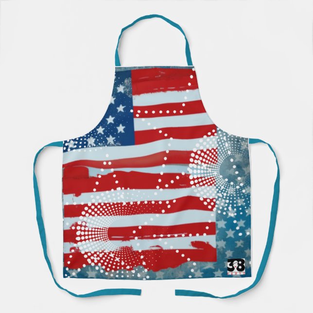 American Flag Apron (Front)