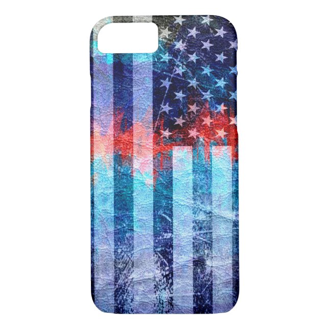 American Flag Art Case-Mate iPhone Case (Back)