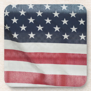 American Flag At The Sussex County Fair Coaster