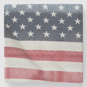 American Flag At The Sussex County Fair Stone Coaster