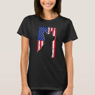 American Flag Australian Cattle Dog Dad Mom Puppy T-Shirt