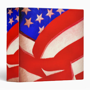 American Flag Avery Signature 1.5" Binder