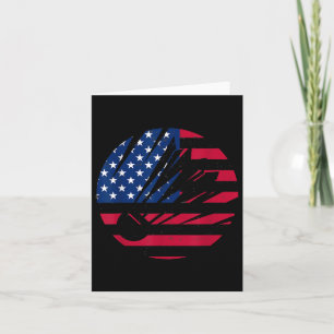 American Flag Badminton Shirt Men Women Usa Badmin Card
