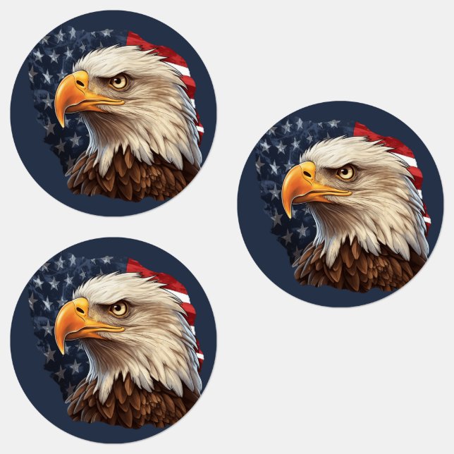 American Flag Bald Eagle (Group)