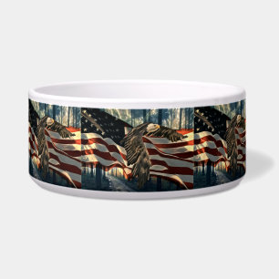 American Flag Bald Eagle