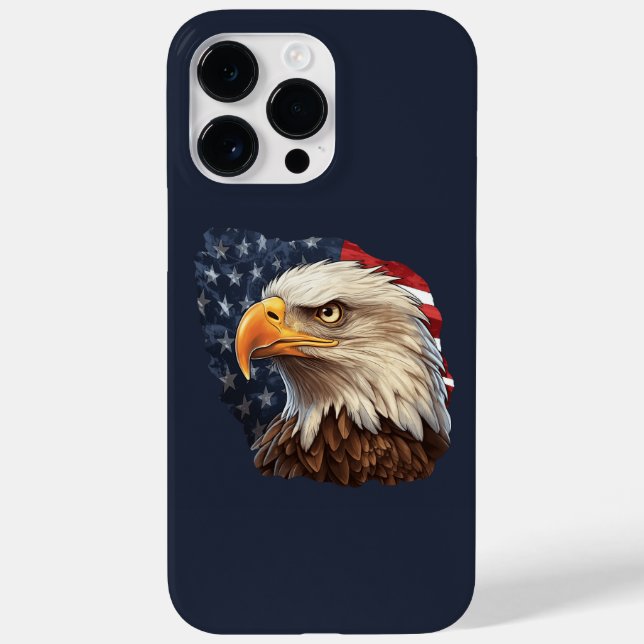 American Flag Bald Eagle Case-Mate iPhone Case (Back)