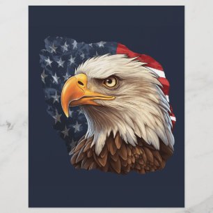 American Flag Bald Eagle Flyer