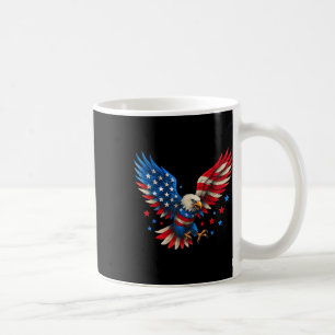 American Flag Bald Eagle Men Patriotic Eagle 4th O Coffee Mug