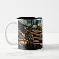 American Flag Bald Eagle
