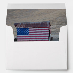 American Flag Barn Envelopes