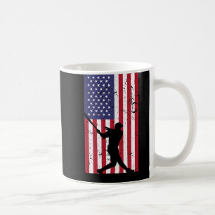 American Flag Baseball Baseball Gifts for Men Uni Coffee Mug