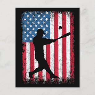 American Flag Baseball Team Gift for Men Boys Girl