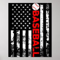 American Flag Baseball Team Gift T Shirt_10 