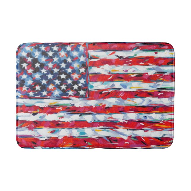 American Flag Bath Mat (Front)