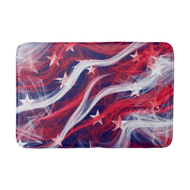 American flag Bath Mat (Front)