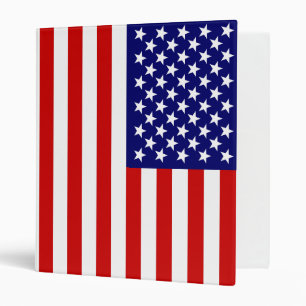 American flag binder