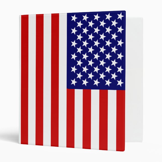 American flag binder (Front/Inside)