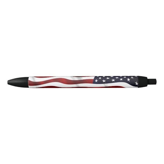 American Flag Black Ink Pen (Front)