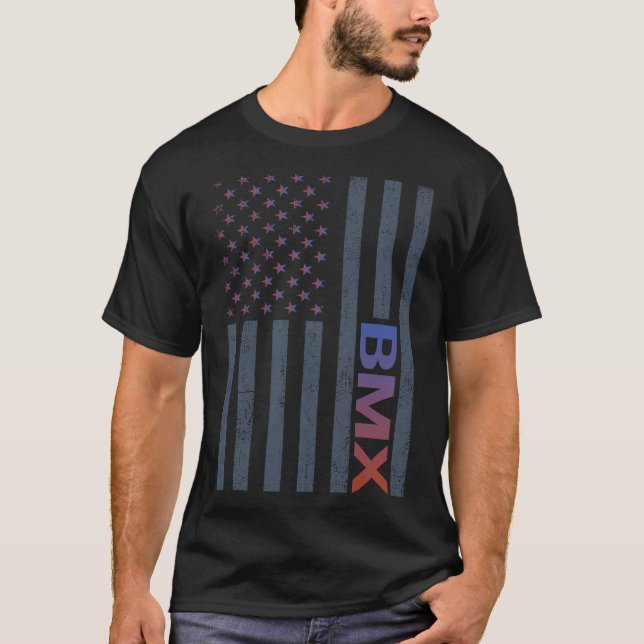 American Flag BMX T-Shirt (Front)