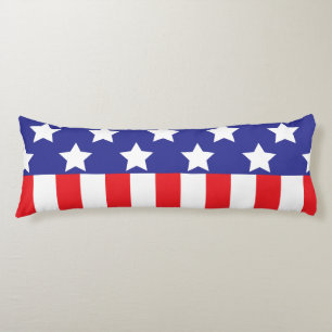 American Flag  Body Pillow
