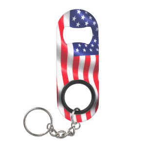 American Flag Bottle Opener Key Chain Keychain Bottle Opener