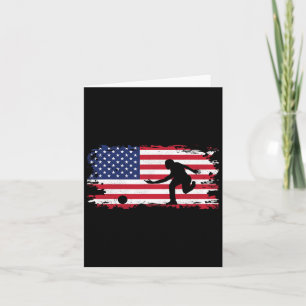 American Flag Bowling Apparel - Bowling  Card