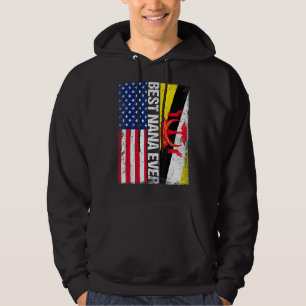 American Flag Brunei Flag Best Nana Ever Family 1 Hoodie