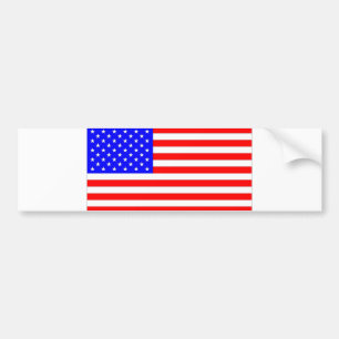 AMERICAN FLAG BUMPER STICKER