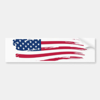 American Flag Bumper Sticker