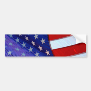 American Flag Bumper Sticker