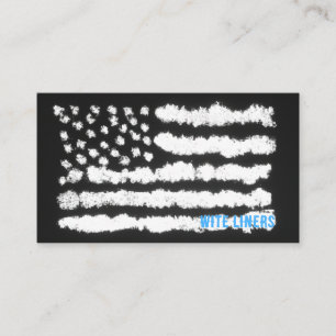 American Flag Business Cards