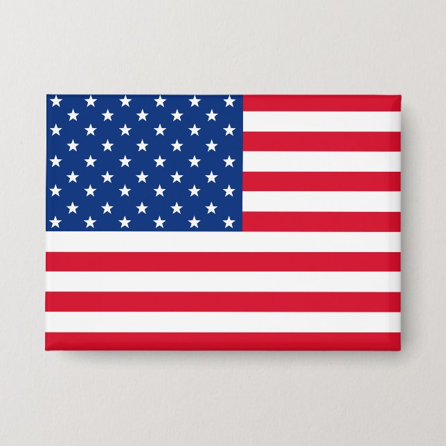American Flag Button  (Front)