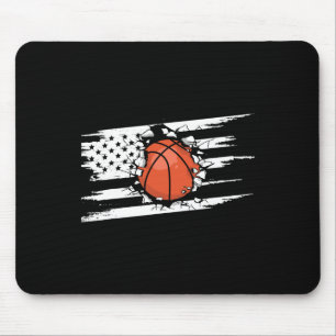 American Flag Bysketbyll Apparel - Bysketbyll 1  Mouse Pad