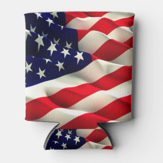 American Flag Can Coozie
