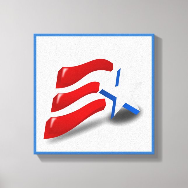 AMERICAN FLAG CANVAS PRINT (Front)