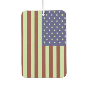 American Flag Car Air Freshener