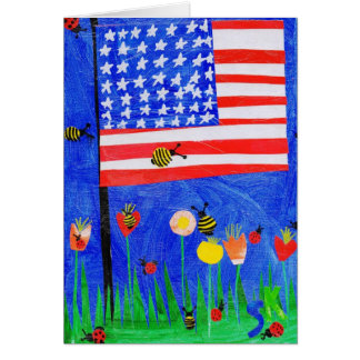American Flag Card