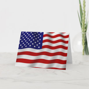 American Flag Card