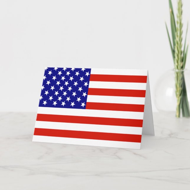 AMERICAN FLAG CARD (Front)