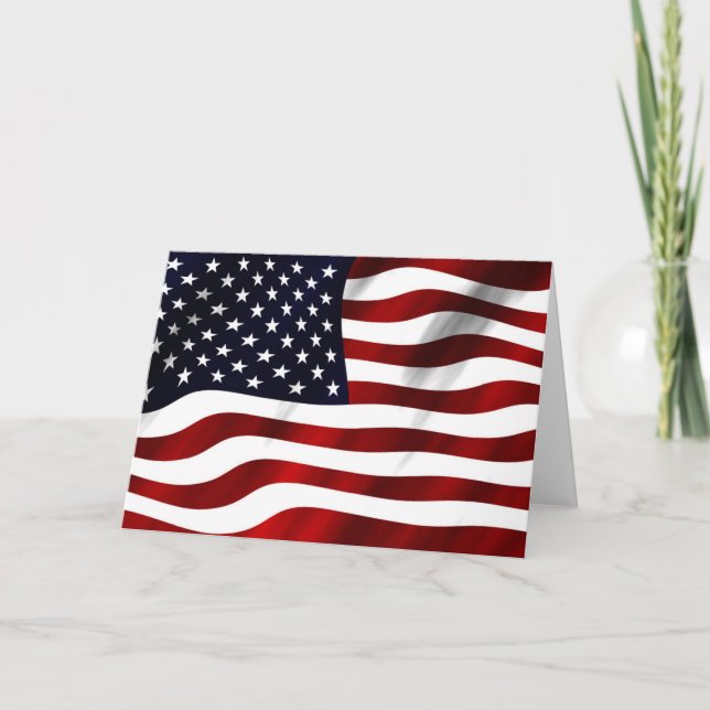 American Flag Card (Front)