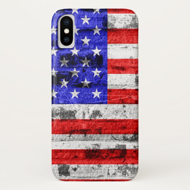 American Flag Case-Mate iPhone Case (Back)