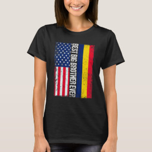 American Flag Chad Flag Best Big Brother Ever Fami T-Shirt