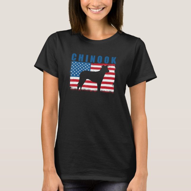 American Flag Chinook T-Shirt (Front)