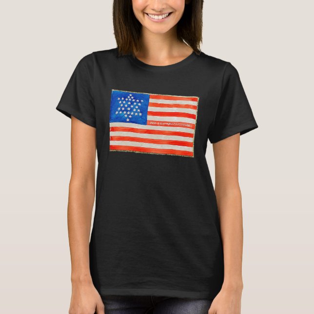 American Flag Civil War T-Shirt (Front)